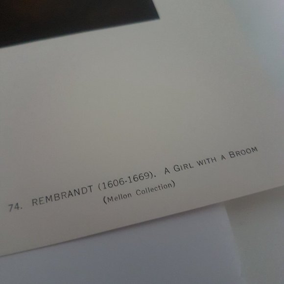 National Gallery of Art Washington DC Set of 3 Prints Murillo Rembrandt Dali - Picture 9 of 16